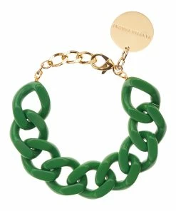 VANESSA BARONI Bracelet Flat Vert