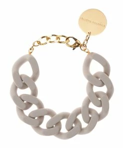 VANESSA BARONI Bracelet Flat Gris Mate