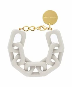VANESSA BARONI Bracelet Squared Gris Clair