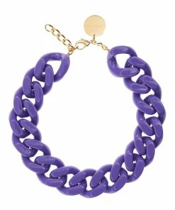 VANESSA BARONI Collier Big Flat Violet