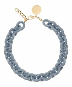 VANESSA BARONI Collier Circle Pigeon Blue