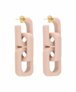 VANESSA BARONI Boucles D'oreilles Big Tank Rose