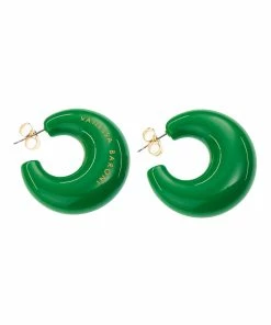 VANESSA BARONI Boucles D'oreilles Moon Vert