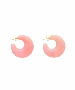 VANESSA BARONI Boucles D'oreilles Moon Rose