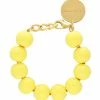 VANESSA BARONI Bracelet Beads Jaune -Boutique Gigi Clozeau vb2300yel beads bracelet yellow 1