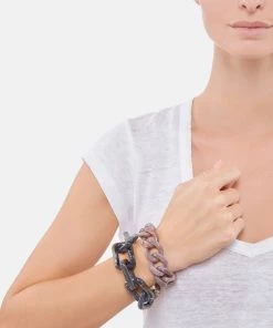 VANESSA BARONI Bracelet Squared Bleu Multicolore 7 VANESSA BARONI Bracelet Squared Bleu Multicolore -Boutique Gigi Clozeau vbaro look20210916 300