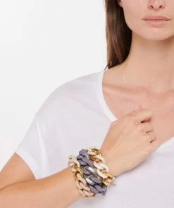 VANESSA BARONI Bracelet Great Gris Pigeon -Boutique Gigi Clozeau vbaro look20220420 200