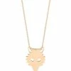 Ginette NY Collier Mini Wolf Or Rose